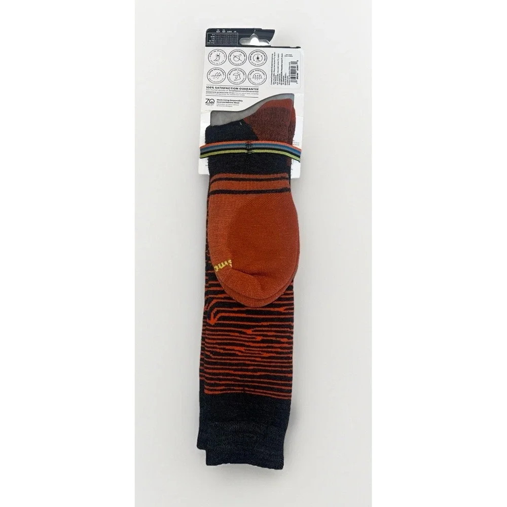 Smartwool Snowboard Full Cushion Socks Iguchi Pattern Over-the-Calf LARGE NEW